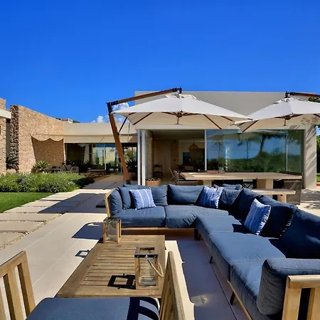 Contemporary Ibizan Cala Conta Dream Short Walk To San Jose Villa *